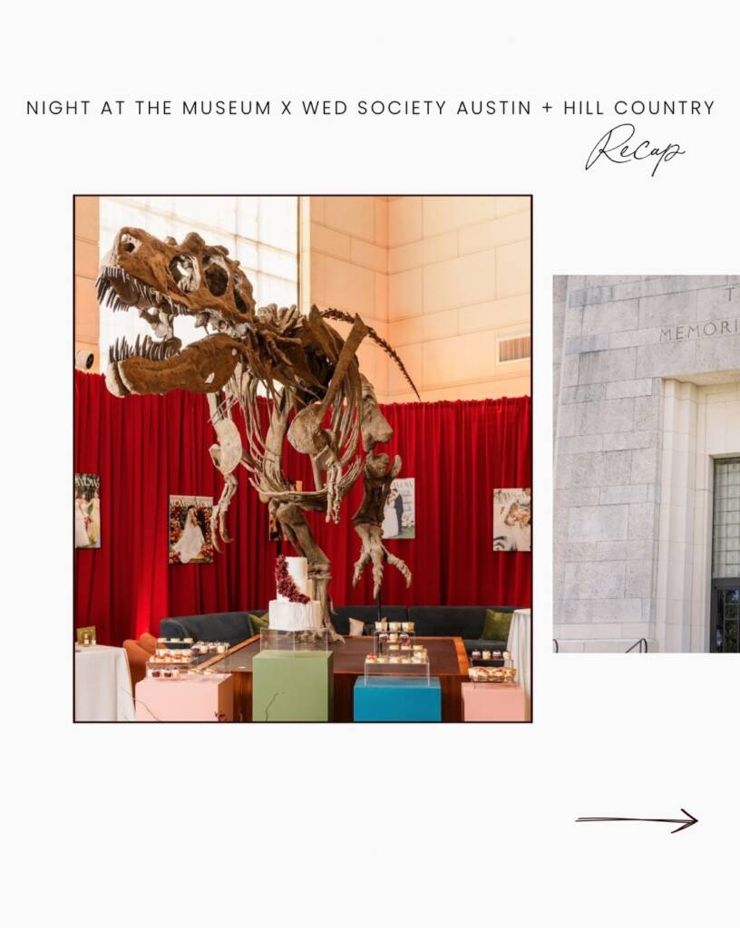 The 2026 Book of Weddings Release Party at @texassciencemuseum was a massive success! 🦖✨⁠ ⁠ We gathered with an incredible