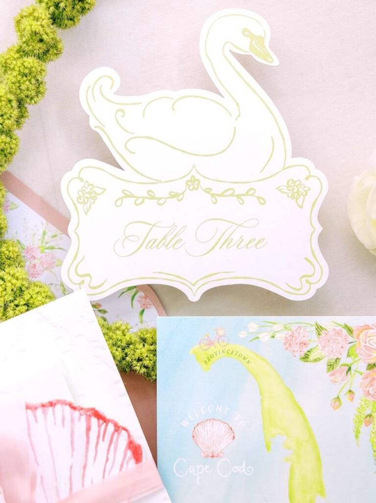 A wedding trend we want to see stay? Swans! They represent the most classic symbols of romantic devotion and timeless