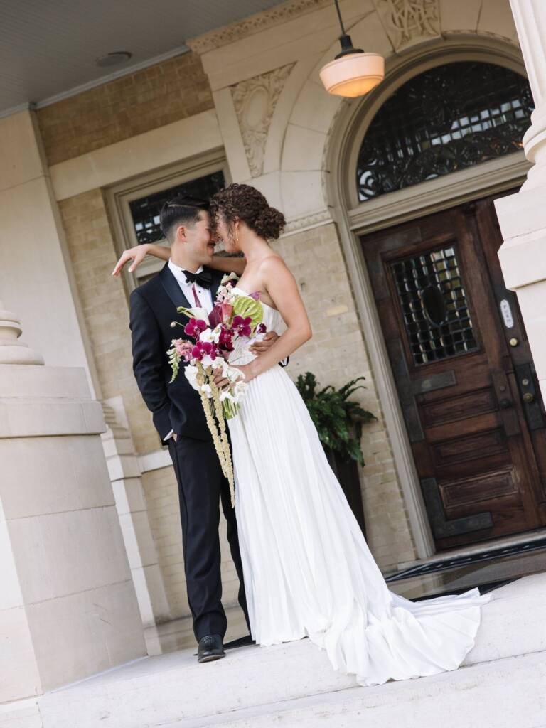 ⁠It was only fitting that Ella and Coby celebrated their big day at @hotelella!⁠ ⁠ Their design was a fresh,